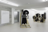 <p>Exhibition view, <em>commuted, ordered, incited, assisted or otherwise participated</em>, 2023, For, Basel , CH<br />
Image: Gina Folly</p>