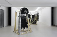<p>Exhibition view, <em>commuted, ordered, incited, assisted or otherwise participated</em>, 2023, For, Basel , CH<br />
Image: Gina Folly</p>